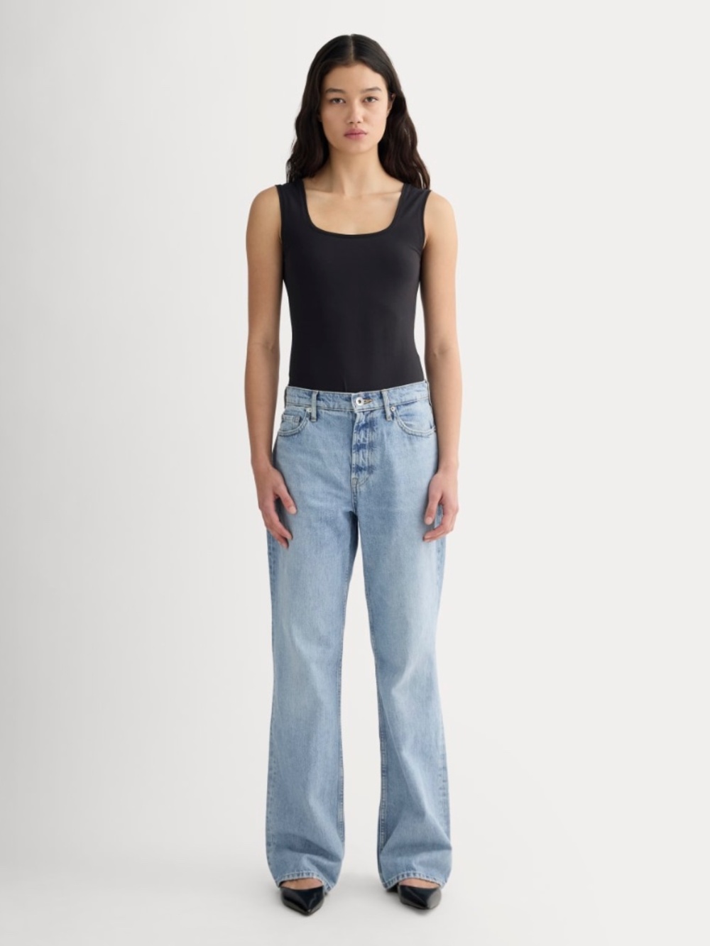 Everlane Women's '90s Forever Jean in Light Indigo, Size 26